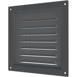 Решетка вентиляционная МЭ сетка 150х150 окраш.сталь Gray ERA