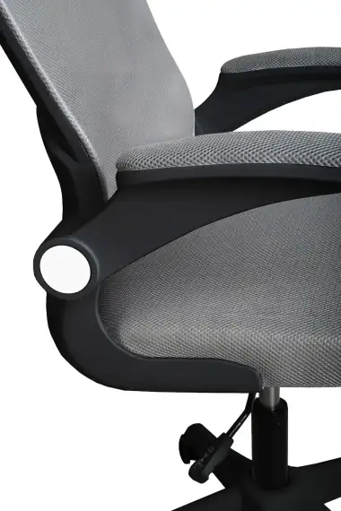Кресло офисное Gramber С05 Сетка серая/Ткань серая/Черный