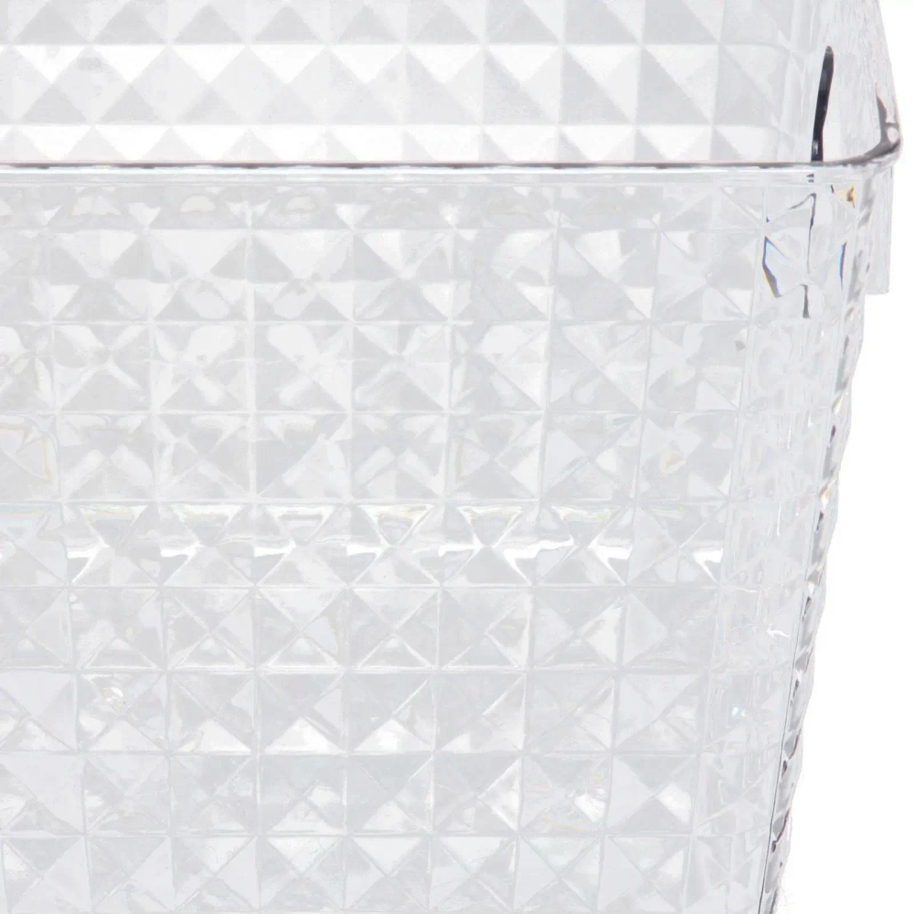 Корзина - органайзер для хранения «СКРЭДДИ», прозрачная, 28.2*19.6*15.5см (пластик АВС)