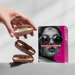 Микс печенья с джемом 3шт Шоколад, Апельсин, Абрикос