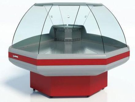 Холодильная витрина Cryspi Gamma-2 OC 90 (угол внеш.)