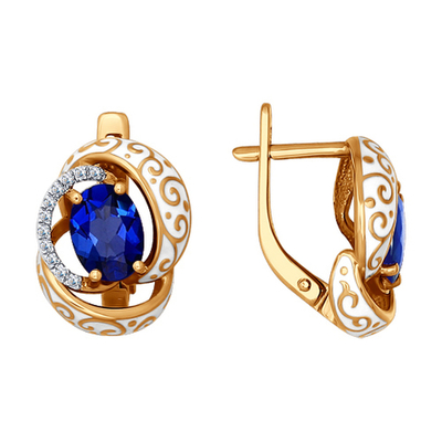 Серьги Au 585 (2020724 №14 10)