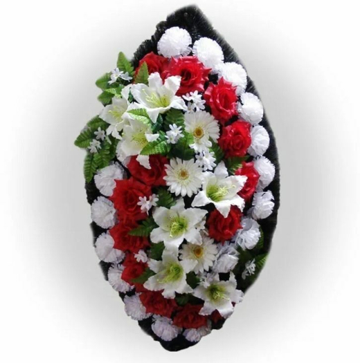 Венок ритуальный на кладбище