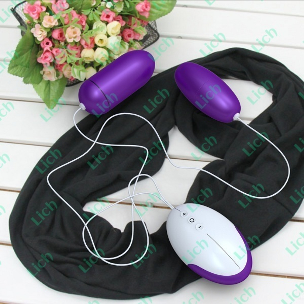 Два лиловых виброяйца Vibrating Egg