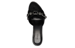 Balenciaga Balenciaga Cagole high-heeled round toe slippers 7cm women's black