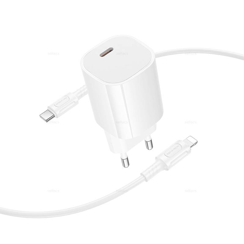 Зарядное устройство на Lightning PD20W Borofone BA103A (white)