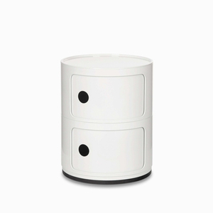 Тумба на 2 отсека Componibili 32х40 белая