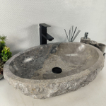 Раковина из мрамора Erozy Grey EM-64670 61*42*16 0189