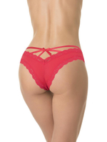 Трусы-бразилианы с пикантной задней частью (Размер: M) (Цвет: бежевый)