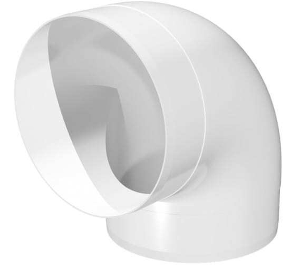 10ККП ЭРА Колено круглое пластик 90° D100