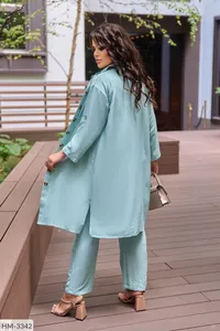 Костюм тройка FI-2783 Фабрика Моды