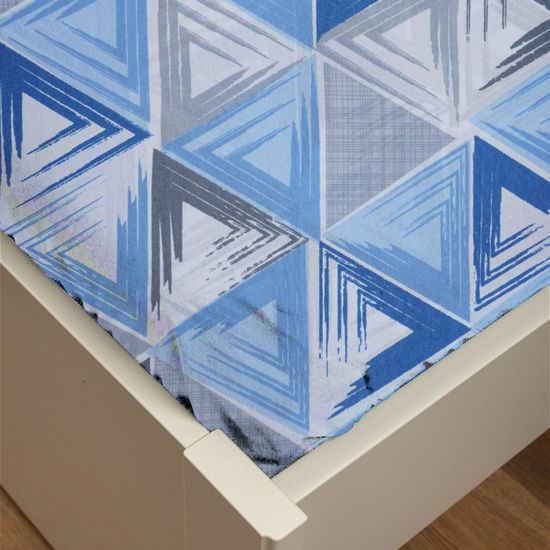 Простыня на резинке  Модена,  200x200х30 , ранфорс  DOMTEKC