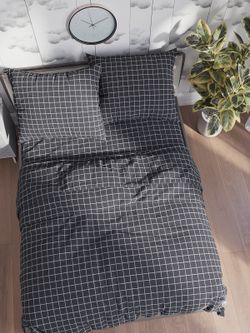 Постельное белье Simple House "Tiara/Tiara (компаньон)" 2-спальный   наволочки 50х70 2шт Простынь на резинке 160х200 см  Пододеяльник 175х215 см