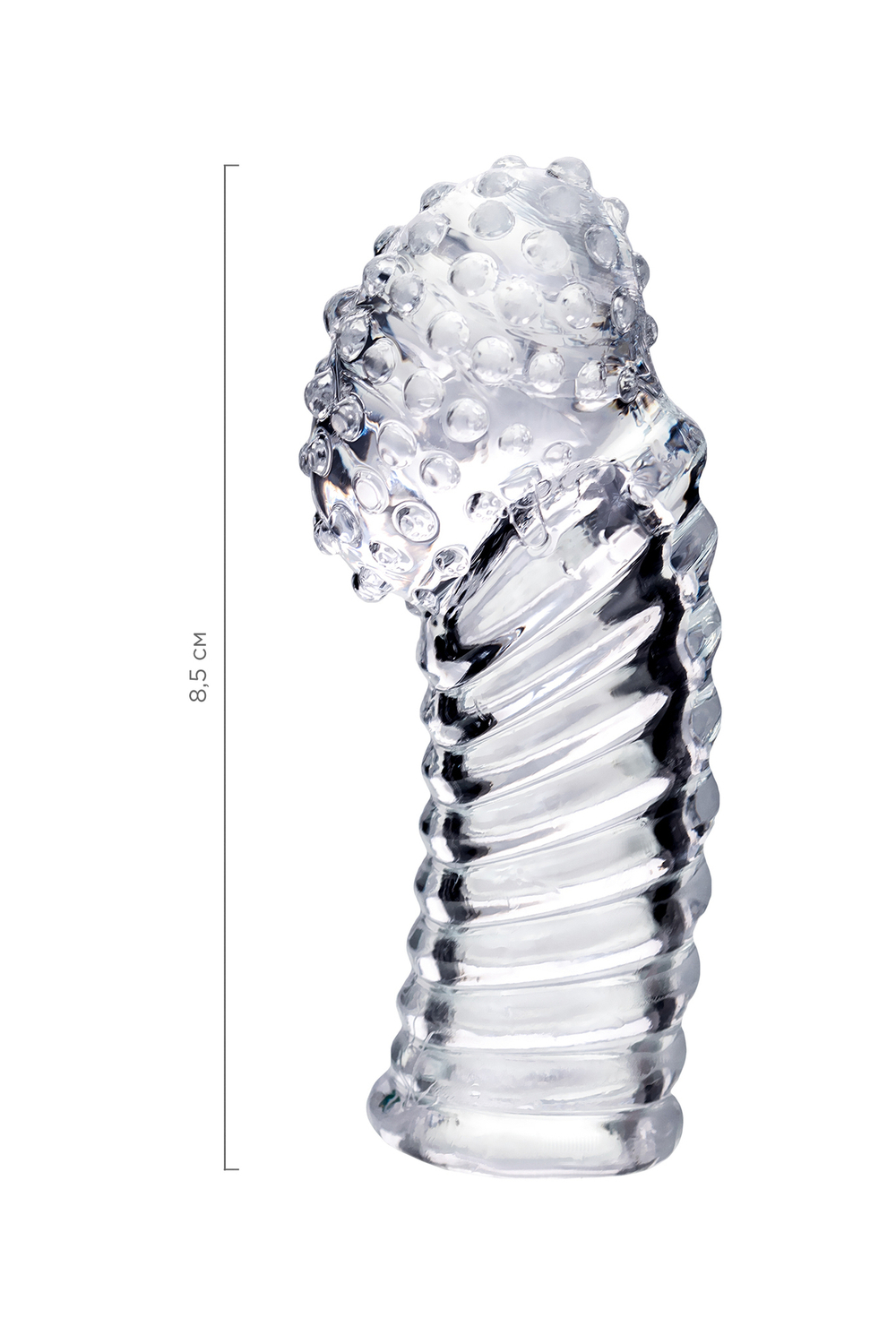 Насадка на палец Dale прозрачная 8,5 см