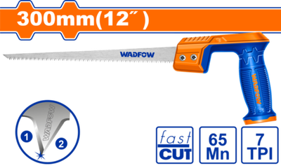 Пила выкружная 300 мм 7TPI (8/48) WADFOW WHW6G12