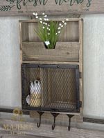 Полка-шкафчик на стену декоративная "Тампль" 28x10x50 см Clayre & Eef