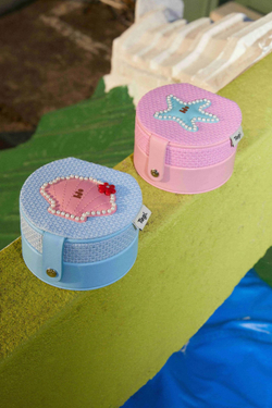 Шкатулка мини " голубая ракушка"