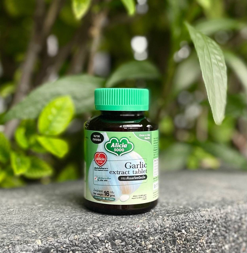 Чесночный экстракт с содержанием аллицина 5 мг Garlic Extract Tablet Alicia 5000 Khaolaor