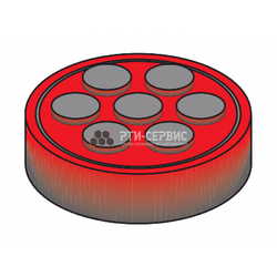 Резиновая накладка (РТИ-СЕРВИС 1007) для подъемников ЗАО "ДАРЗ"