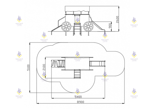 Игровой комплекс «Повозка»