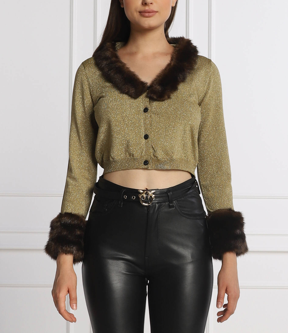 кардиган blue lagoon Pinko - оливковый(1G1859 A024)