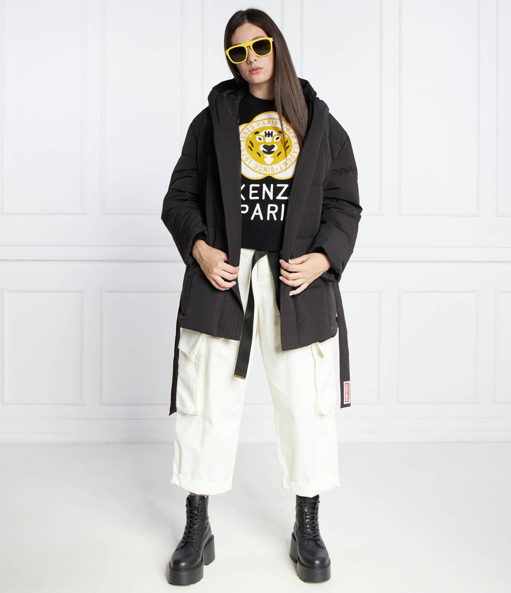 Хлопковый свитер Kenzo - черный(FD62PU4263BB)