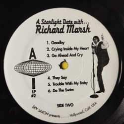 Винтажная виниловая пластинка LP Sky Saxon Presents A Starlight Date With Richard Marsh (USA 2003)