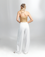 Топ-корсет из эко-кожи