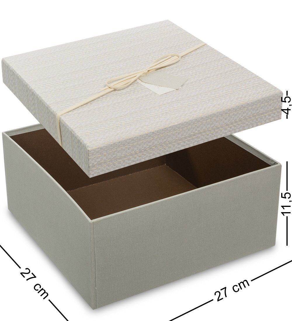 Packing Symphony WF-78-B Набор коробок из 3шт «Квадрат» цв.серый