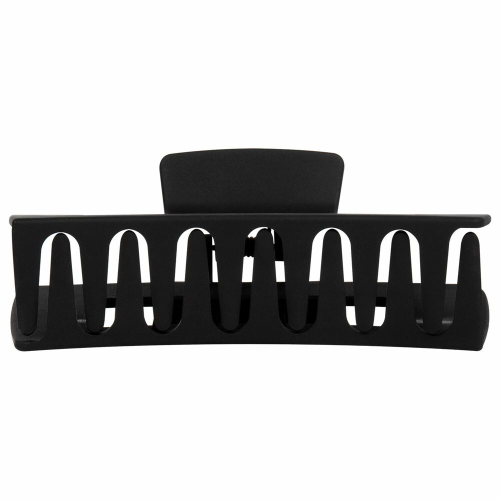 Краб для волос 10,5 см, soft-touch, чёрный, MONTE VITA, 456999