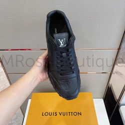 Мужские черные комбинированные кроссовки Louis Vuitton Run Away