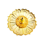 Подставка под благовония Лотос силумин цвет золотистый