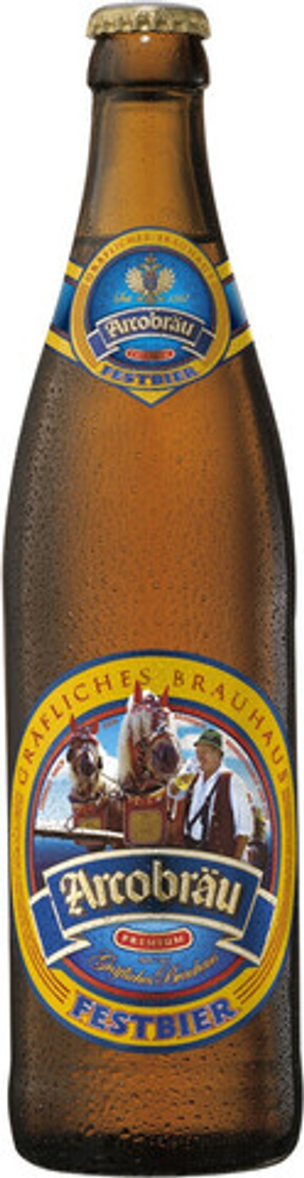 Пиво Аркоброй Фестбир / Arcobrau Festbier 0.5л - стекло