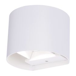 ULU-S56B-2x3W-3000K+4000K+6000K IP65 WHITE Светильник светодиодный уличный. Архитектурный накладной. С переключателем цвета свечения. Теплый3000K-Белый4000K-Дневной6000K. Корпус белый. TM Uniel