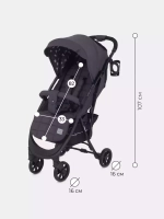 Коляска детская "LARGO STAR" RA054 Moon Grey