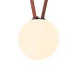 DK5555-BK Cветильник для трека-ремня Belty, серия Orb, со светодиодом, D230*H236мм, 48V DC, 15W, RA90, 120°, 3000K, IP20, черный, акрил