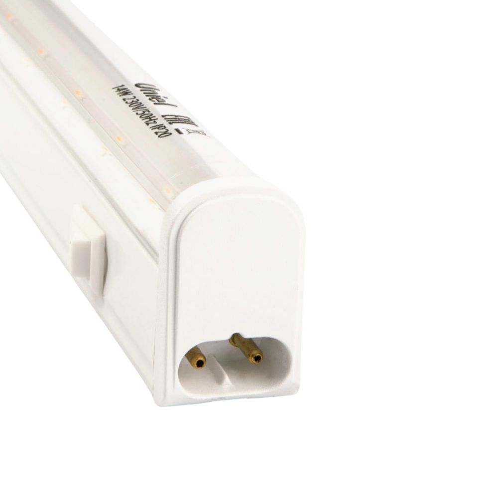 ULI-P17-14W-SPLE IP20 WHITE Светильник для растений светодиодный линейный. 870мм. выкл. на корпусе. Пластик. Спектр для фотосинтеза. TM Uniel