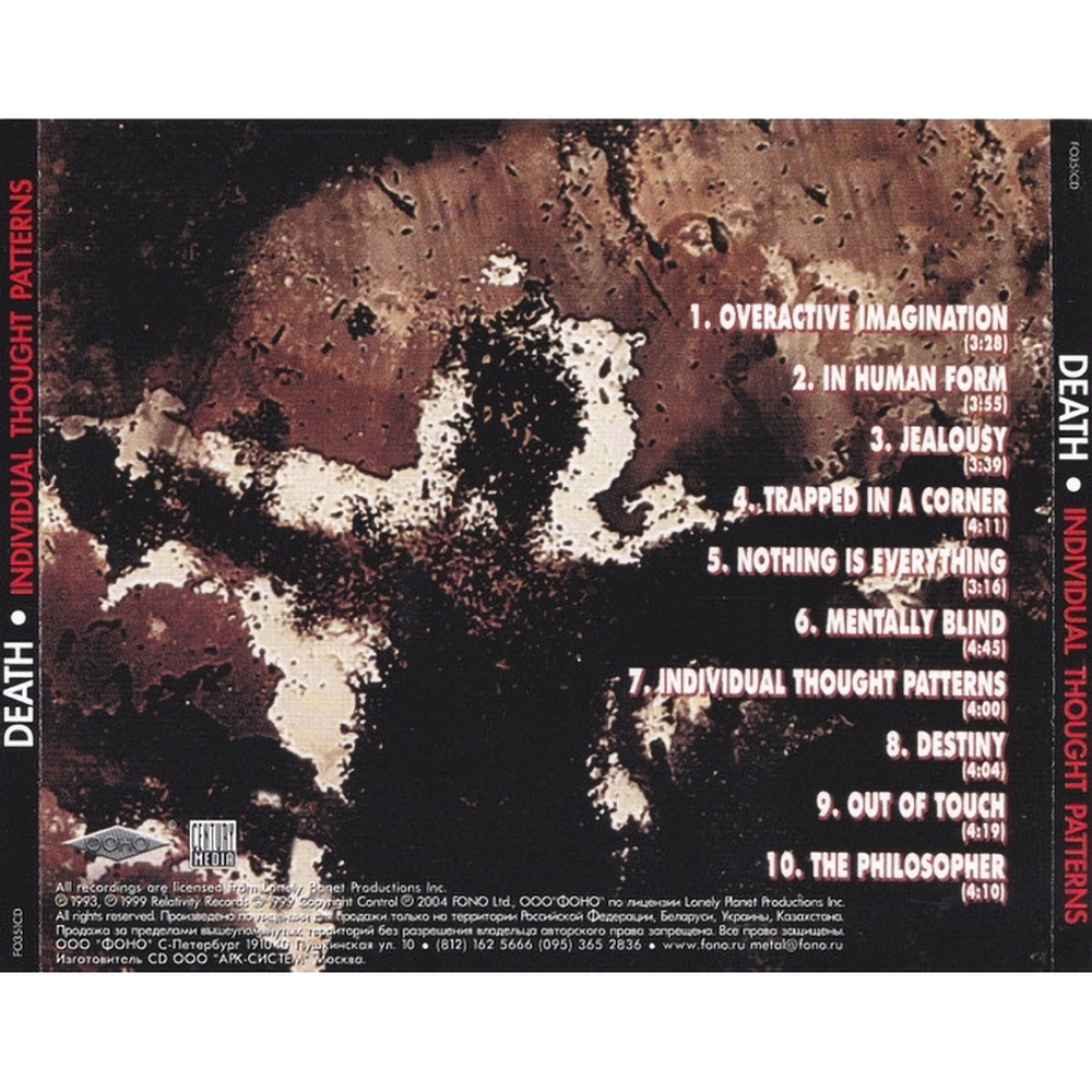 Death / Individual Thought Patterns (RU)(CD)