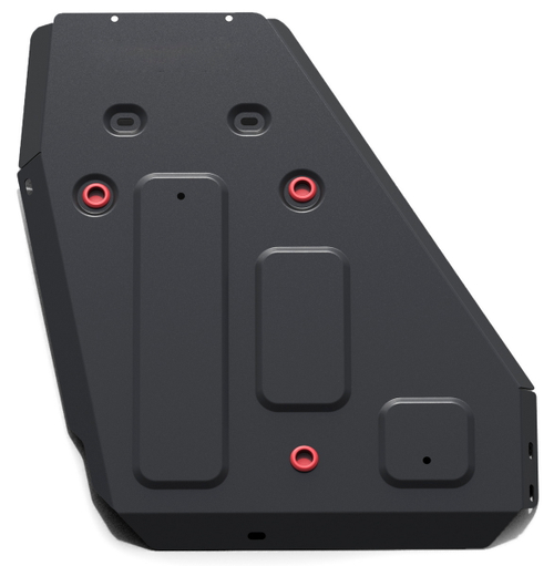 Защита топливного бака и редуктора АвтоБроня для Geely Tugella (V - 2.0) 2020-н.в., штампованная, сталь 1.8 мм, с крепежом, 111.01924.1