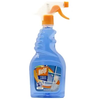 Средство для мытья стекол HELP Свежий озон 500 мл пульв.