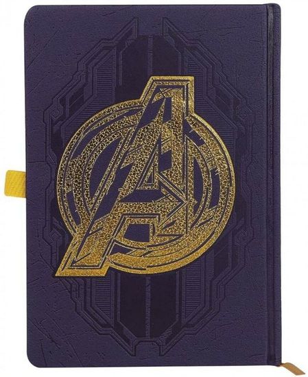 Записная книжка формата А5 премиум Avengers: Infinity War (Gauntlet LED)