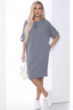 Платье Кайла люкс (серое) П10101 LT Collection