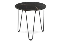 Журнальный столик Шани 60х62 кварц черный