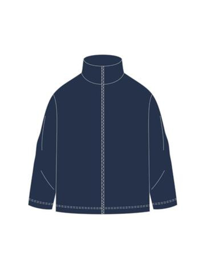 Толстовка д/девочки флис "Сэмми-2" ТС-121/2 р.116, Тёмно-синий (Ивашка)