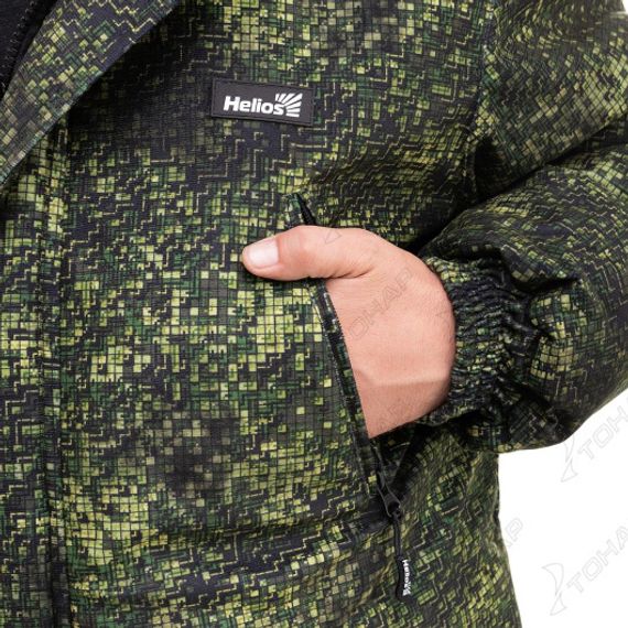 Костюм охотника зимний Салаир Комфорт, цв.зеленый пиксель р.44-46/170-176 Helios