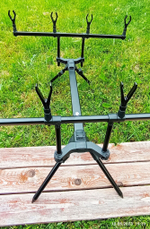 Под для рыбалки Dayo, род-под для удилищ, держатель для удочек, подставка для 4 удилищ. Место под "Ушки" на резьбе.