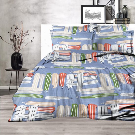 КПБ  Наргиза , 1.5 спальный, 50х70, простыня 90х200х30. DOMTEKC