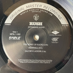 Винтажная виниловая пластинка LP Rush Permanent Waves (США 2007) Limited Edition № 1220
