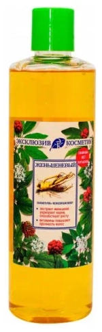 Эксклюзив-косметик Шампунь-кондиционер ЖЕНЬШЕНЕВЫЙ укрепляет корни, способствует росту волос 500 мл