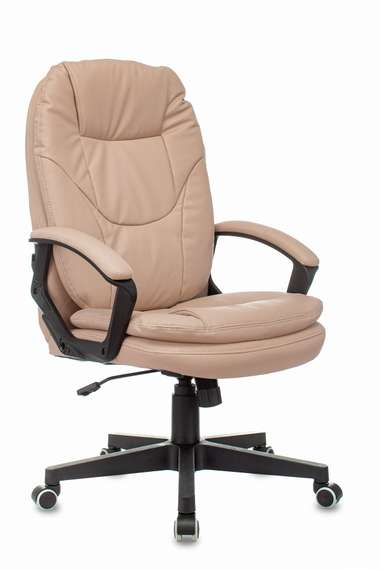 Кресло руководителя Бюрократ CH-868N бежевый Or-14 эко.кожа крестов. пластик